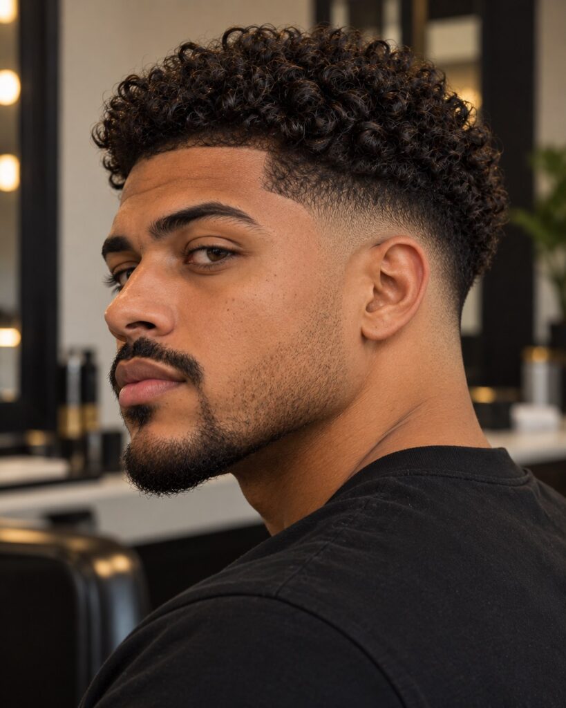 Corte Taper Fade Cacheado – Estilos, Cuidados E Dicas